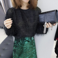 BOBOWALTZ欧洲站春夏装女2019新款欧货 韩版休闲宽松流苏套头衬衫上衣B181k00110p1030