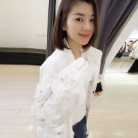 BOBOWALTZ欧洲站春夏装女2019新款欧货 韩版大码中长款拼蕾丝风衣外套B171d0923p3010