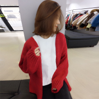 梵莉思欧洲站夏女2019新款欧货韩版休闲宽松毛针织开衫短外套F181n00160p3040