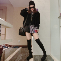 赛美意欧洲站春夏季女2019新款欧货宽松休闲纯色针织衫毛衣女上衣XB172h0743p1430