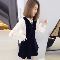 梵莉思欧洲站夏女2019新款欧货时尚中长款收腰韩版背带A字连衣裙F181n00168p0130