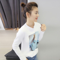 BOBOWALTZ欧洲站春夏装女2019新款欧货韩版宽松长袖黑色打底衫T恤上衣B172f2837p1530