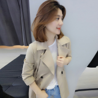 BOBOWALTZ欧洲站春春夏装女2019新款欧货卡其色韩版时尚中长款薄款风衣外套B181k00570p3053