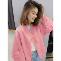 BOBOWALTZ欧洲站春夏装女2019新款欧货韩版粉色洋气显瘦休闲夹克衫短外套薄B181k00571p3042