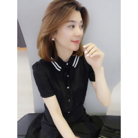 BOBOWALTZ欧洲站夏装女2019新款欧货韩范雪纺白色衬衫小心机ins超火的衬衣B182k02087p1030