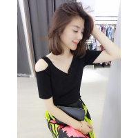 BOBOWALTZ欧洲站2019夏装新款欧货潮韩版时尚露肩印花无袖黑色连衣裙长裙女B182k04129p0130