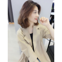 BOBOWALTZ2019新款春装欧洲站女装欧货潮韩版卡其色气质港风中长款风衣外套B182k04862p3053