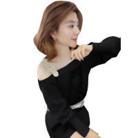 BOBOWALTZ欧洲站2019女装新款春装欧货韩版潮轻熟毛衣仙裙子中长款法式内搭连衣裙B184k10255p