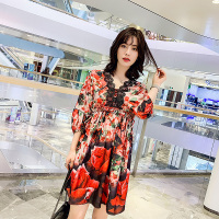 赛美意(SAIMEIYI)2019衣女春夏长袖韩版性感印花条纹款S184m11809p