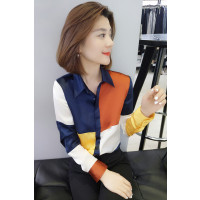 bobowaltz气质优雅百搭有型瘦身衬衫外套女 欧洲站女装2019春季新款时尚欧货潮西装衬衫B191y01296p