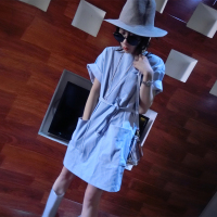 赛美意收腰显瘦连衣裙女欧洲站女装2053春季新款收腰显瘦洋气连衣裙S182m03537p