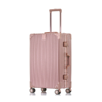 PINT新款铝框箱PINT-1609男女通用学生旅行箱万向轮密码箱24寸