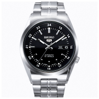 SEIKO日本精工复古男表防水全自动机械表夜光商务腕表SNK567J1