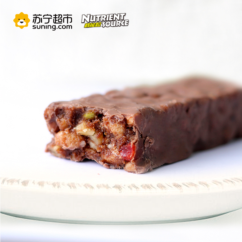 【苏宁超市】核能粒(NUTRIENT SOURCE)咖啡坚果能量棒咖啡味 420克/盒 高蛋白质 低糖 饱腹 核能粒出品