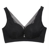 植彩无钢圈聚拢小胸上托收副乳调整型内衣中厚性感胸罩9007