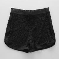 植彩2条装蕾丝安全裤白色防走光女夏季可外穿打底裤薄平角保险裤内裤 ym2019