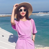 Ms.Maggie韩版新款开叉连衣裙8321-98K-K80-ZS