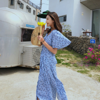 Ms.Maggie韩版新款碎花连衣裙长裙8401-3365-K85-LS