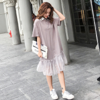 Ms.Maggie韩版新款网纱拼接连衣裙8321-8816-K85-HS