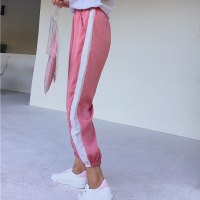 Ms.Maggie韩版新款人气绸缎休闲束脚裤5067-79298-K35-FS