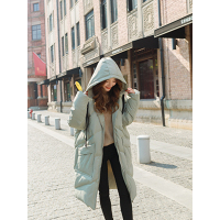 Ms.Maggie韩版新款中长款大口袋棉衣8305-W37-K135-DLS