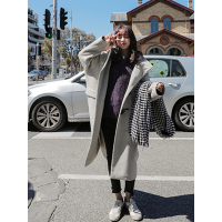 Ms.Maggie韩版新款牛角扣毛呢外套8307-8872-K160-QHS