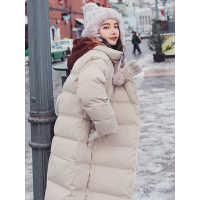 Ms.Maggie韩版新款假两件长款棉服8311-926-K145-RBS