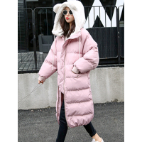 Ms.Maggie韩版新款长款帽子棉衣XX2310-8809-K145-FS