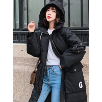 Ms.Maggie韩版新款长款帽子棉衣XX2310-8837-K175-HHS