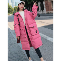 Ms.Maggie韩版新款长款帽子棉衣XX2310-8837-K175-MHS