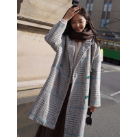 Ms.MaggieI韩版新款千鸟格风衣8406A-DD15-K115-QHS