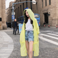 MIWEI韩版新款18春夏印花防晒衣宽松轻薄款外套8513A-8231-K65-LHS