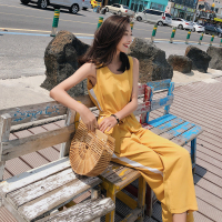 MIWEI韩版新款18高腰连体裤阔腿裤8513A-L122-K70-HS