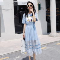 MIWEI韩版新款T恤+纱裙套装8309A-Y13-K50-LS
