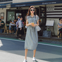 MIWEI韩版新款长款衬衫连衣裙8303-779-K95-HLS