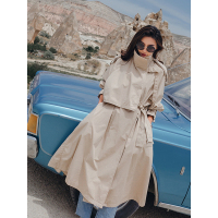 MIWEI韩版新款中长款风衣外套8307-8856-K150