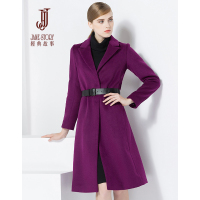 经典故事女装长袖休闲外套冬季修身通勤毛呢外套