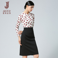 经典故事女装秋季修身通勤连衣裙工作休闲优雅女裙