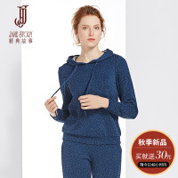 经典故事女装纯色长袖卫衣秋季简约舒适保暖直筒上衣