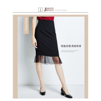 经典故事夏季半身裙a字裙显瘦女百搭黑色纱裙子