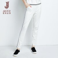 夏季时尚弹力针织棉铅笔裤修身舒适百搭休闲九分裤