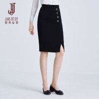 经典故事早秋OL半身裙职业时尚修身开叉女气质显瘦