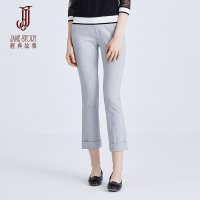 经典故事女裤春秋ol通勤九分裤百搭显瘦简约休闲直筒裤子