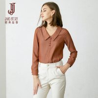 经典故事衬衫女设计感小众初秋女上衣轻熟外穿洋气百搭