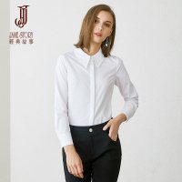 经典故事衬衫女春秋长袖初秋女上衣轻熟洋气通勤修身女装