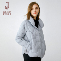经典故事羽绒服女短款显瘦修身小个子时尚轻薄女装潮