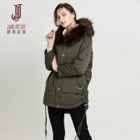 经典故事羽绒服女冬季小个子工装风加厚保暖外套