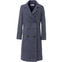 经典故事双排扣大衣女冬季赫本风毛呢外套大衣女