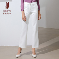 经典故事休闲裤女春款通勤干练直筒裤高腰垂感显瘦百搭裤子