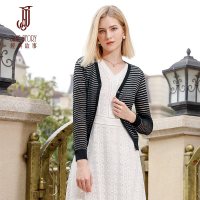 经典故事春装开衫外套女针织短款春秋洋气修身百搭女装